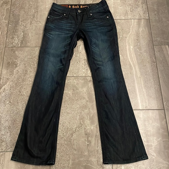 Rock Revival Debbie Dark Wash Boot Jeans - Picture 3 of 13